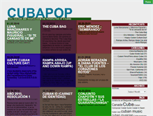 Tablet Screenshot of cubapop.com